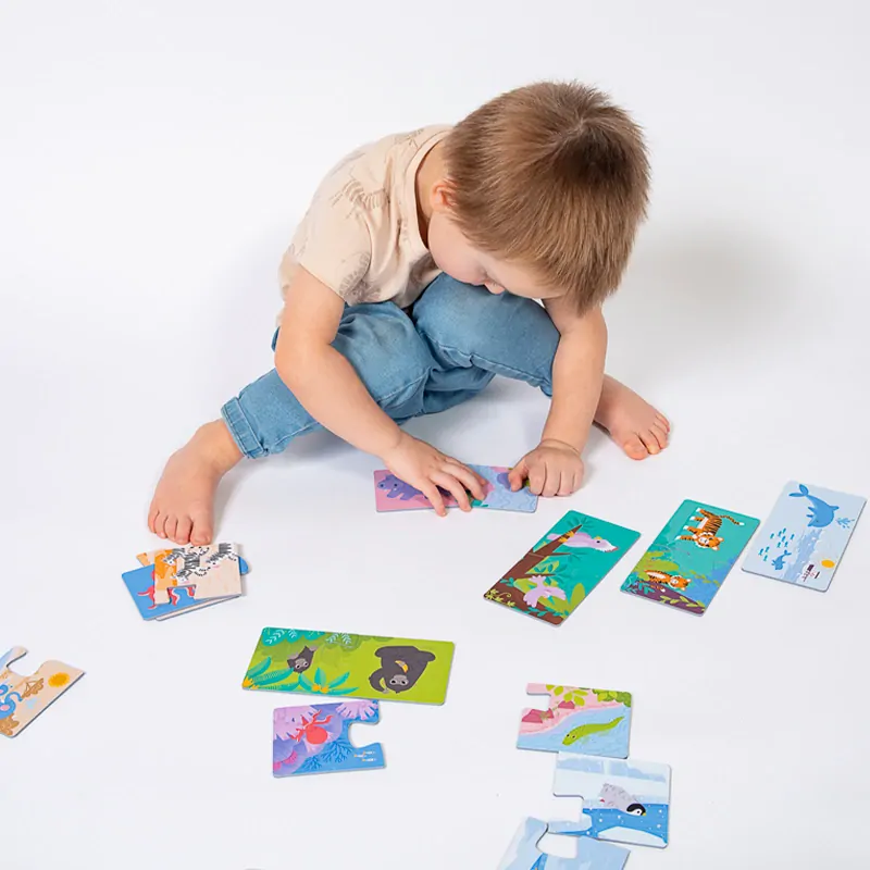 Efko KukiKuk - Véééliké puzzle duo Kde bydlí zvířátka