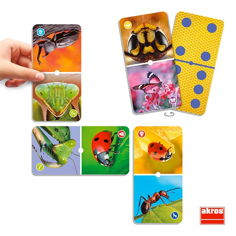 Akros Obrázové DOMINO Hmyz