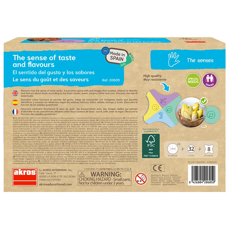 Akros Rozlišujeme chutě a příchutě