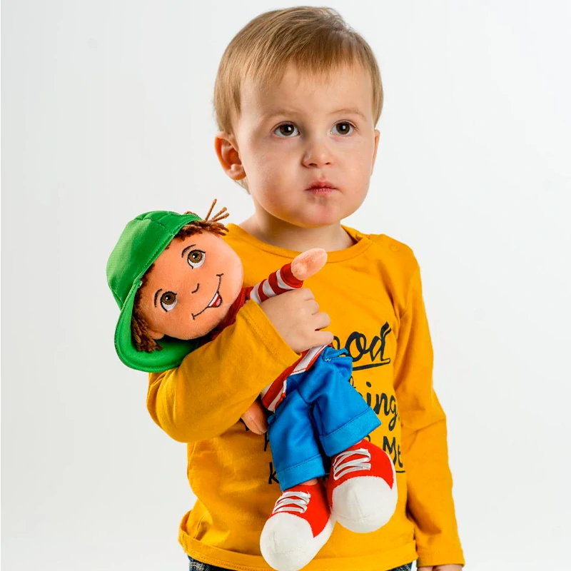 Teddies Panenka kluk Honzík hadrový plyš 30 cm česky mluvící