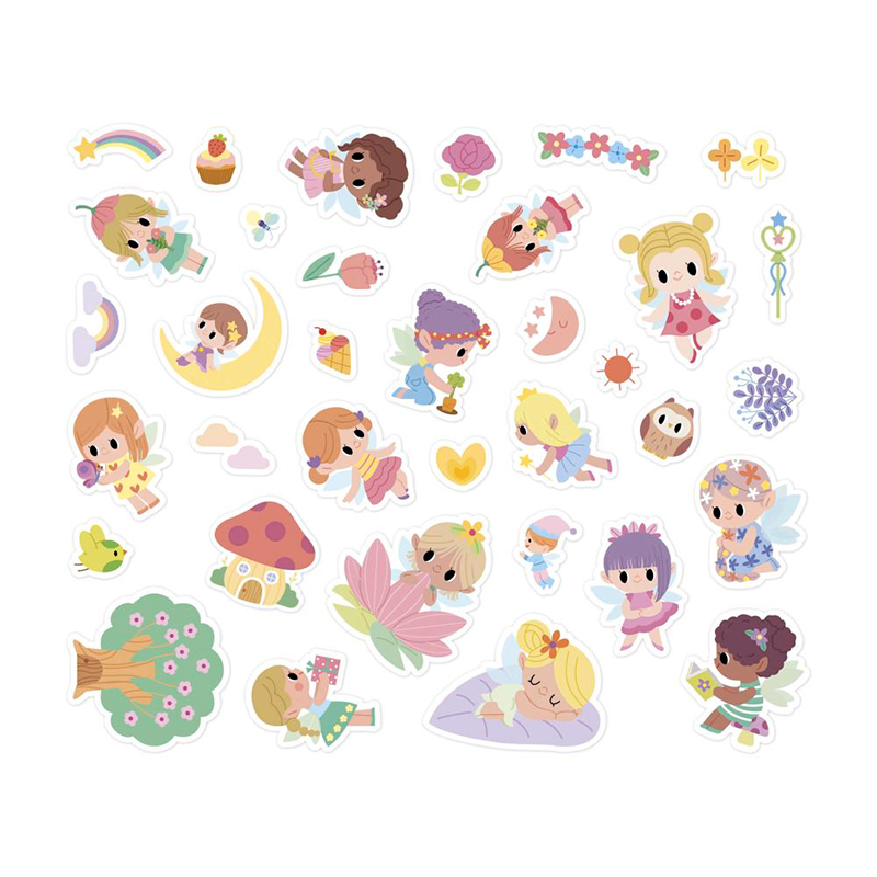 Janod Samolepky Víly 200 ks od 3 let