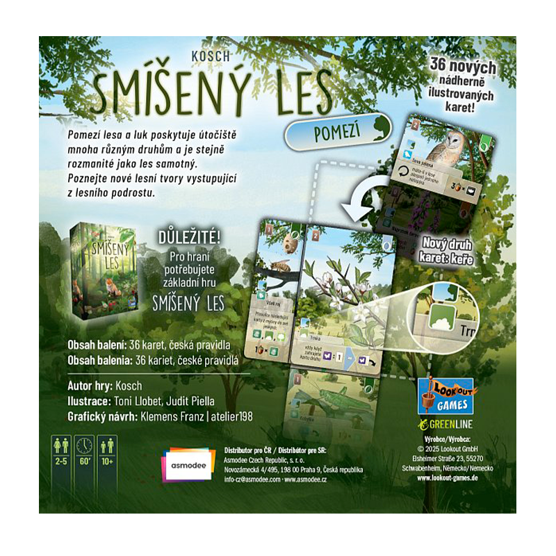 Asmodee Smíšený les: Pomezí