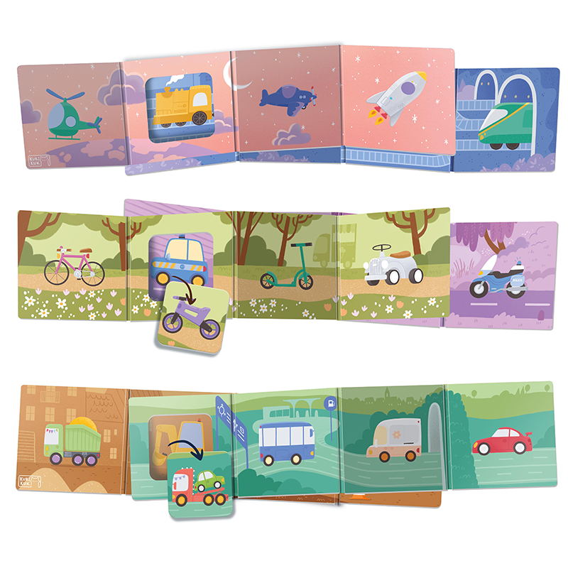 Efko KukiKuk – Sada 3 Kuki leporel Auta