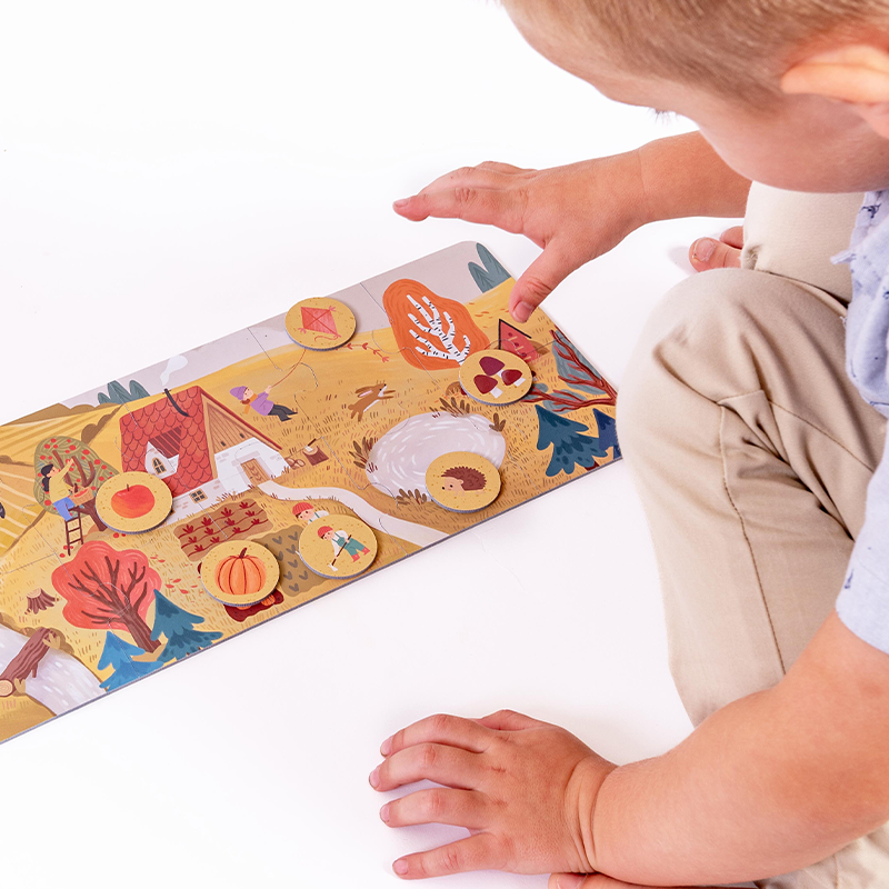 Efko KukiKuk – Véééliké puzzle loto Roční období