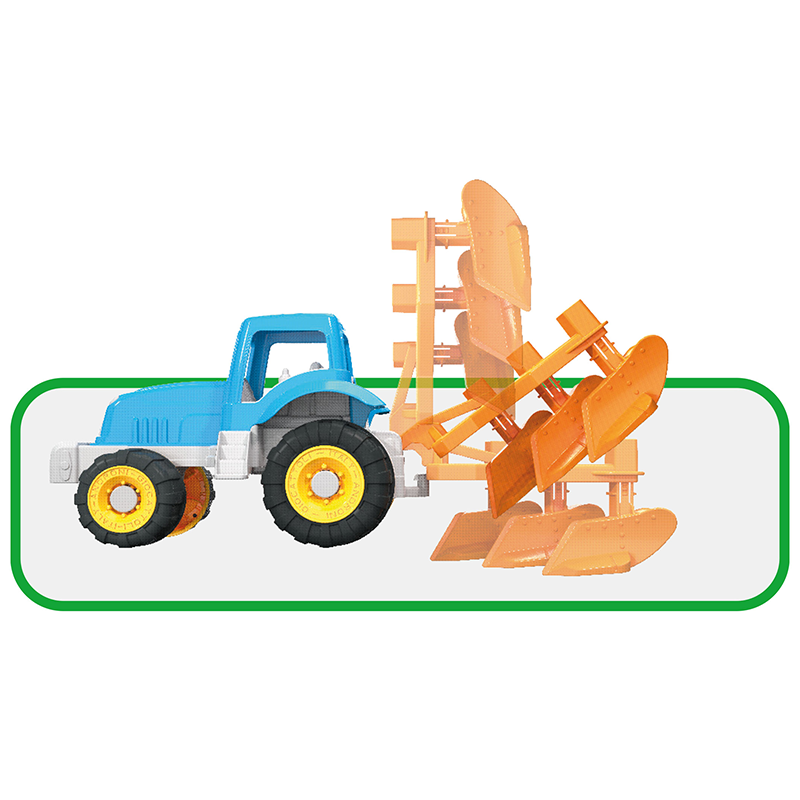 Androni Traktor s pluhem - délka soupravy 45 cm