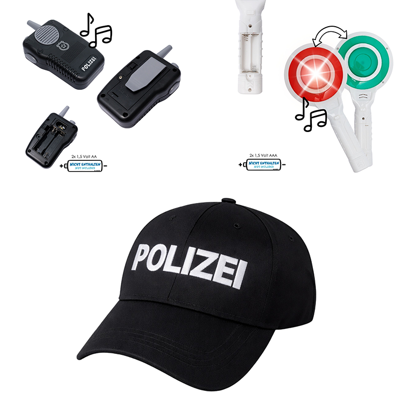 Alldoro Policejní kostým pro děti – dětská policejní sada s doplňky