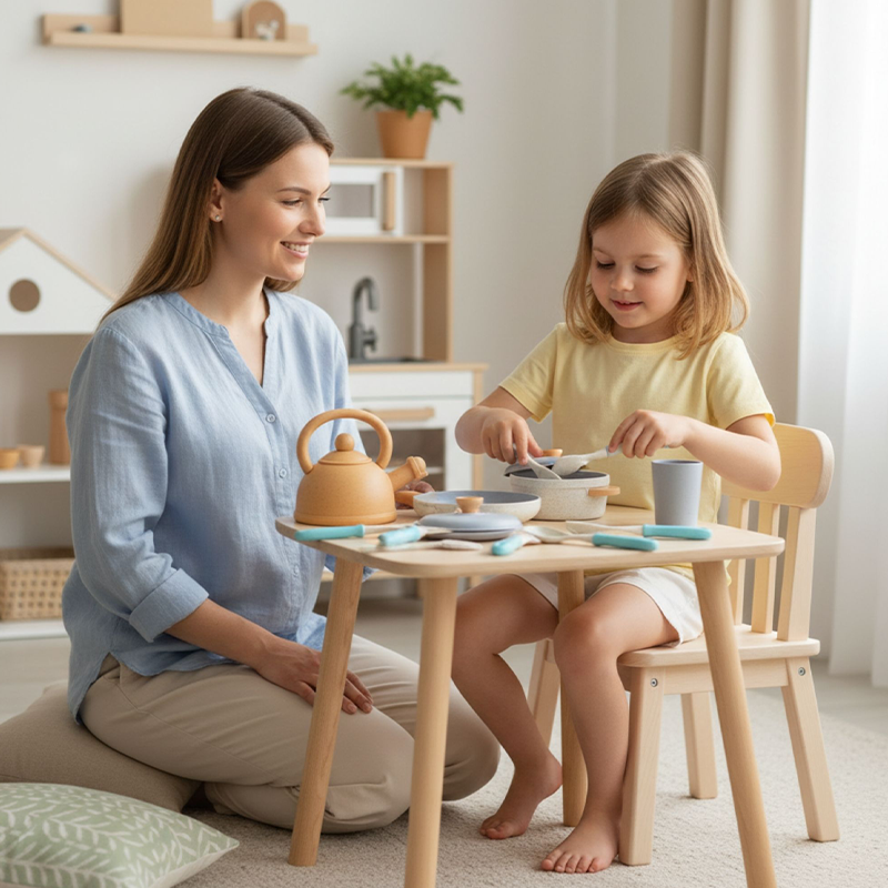 Alldoro Kuchyňská sada pro děti 14 ks - ekologický plast