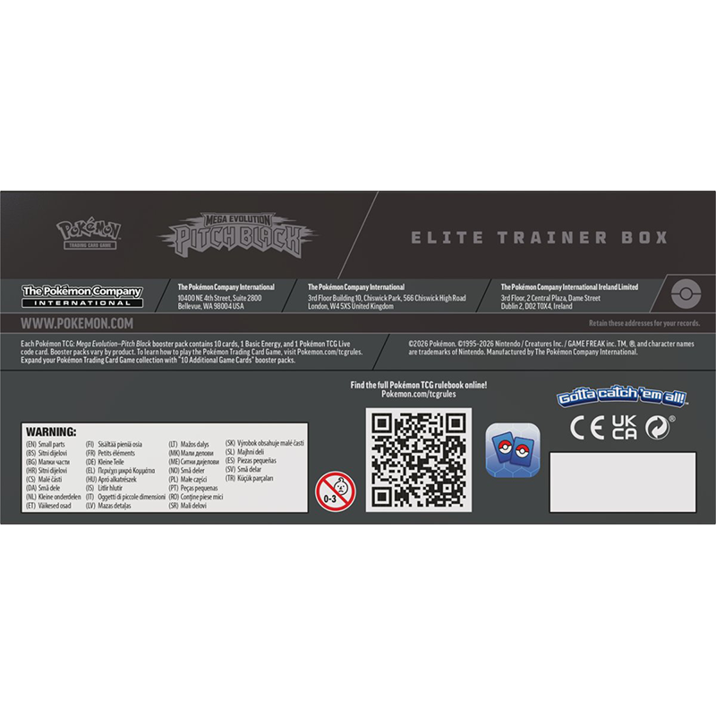 Pokémon TCG: ME05 Pitch Black - Elite Trainer Box