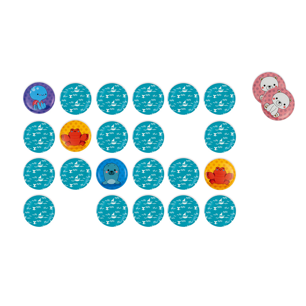 Janod Měkké obrázkové pexeso do vany 24 ks