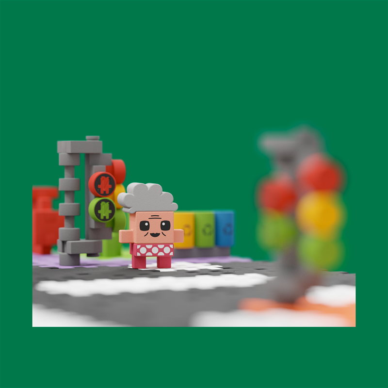 Marioinex MINI WAFLE - Město