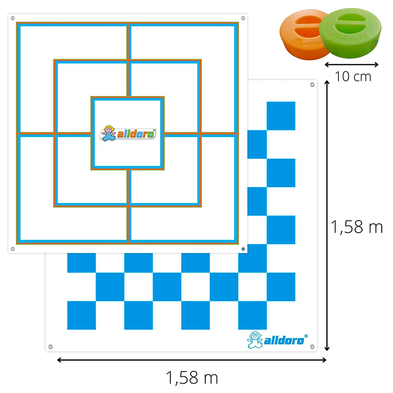 Alldoro XXL zahradní Dáma a mlýn, 2 v 1