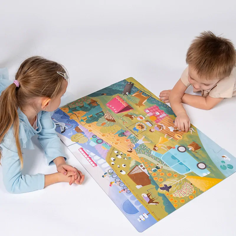 Efko KukiKuk - Véééliké puzzle Na výletě