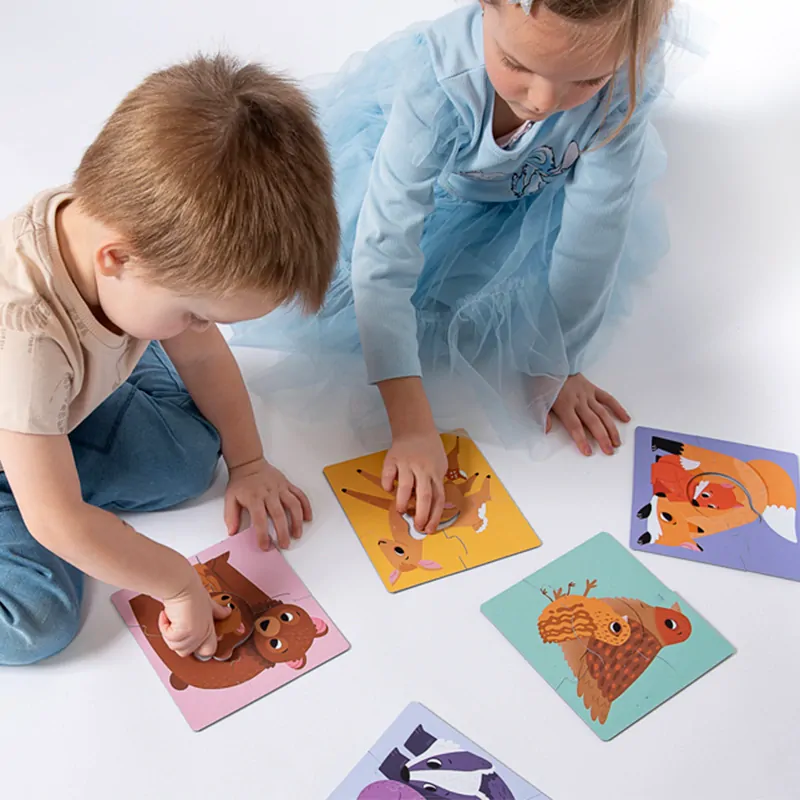 Efko KukiKuk - Véééliké puzzle Mláďata s mámou