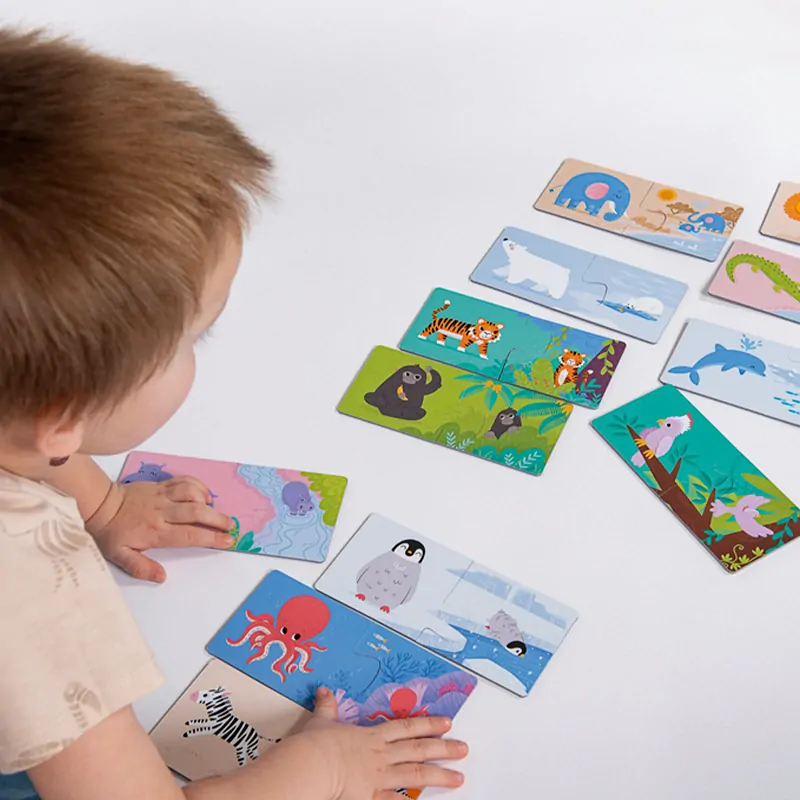 Efko KukiKuk - Véééliké puzzle duo Kde bydlí zvířátka