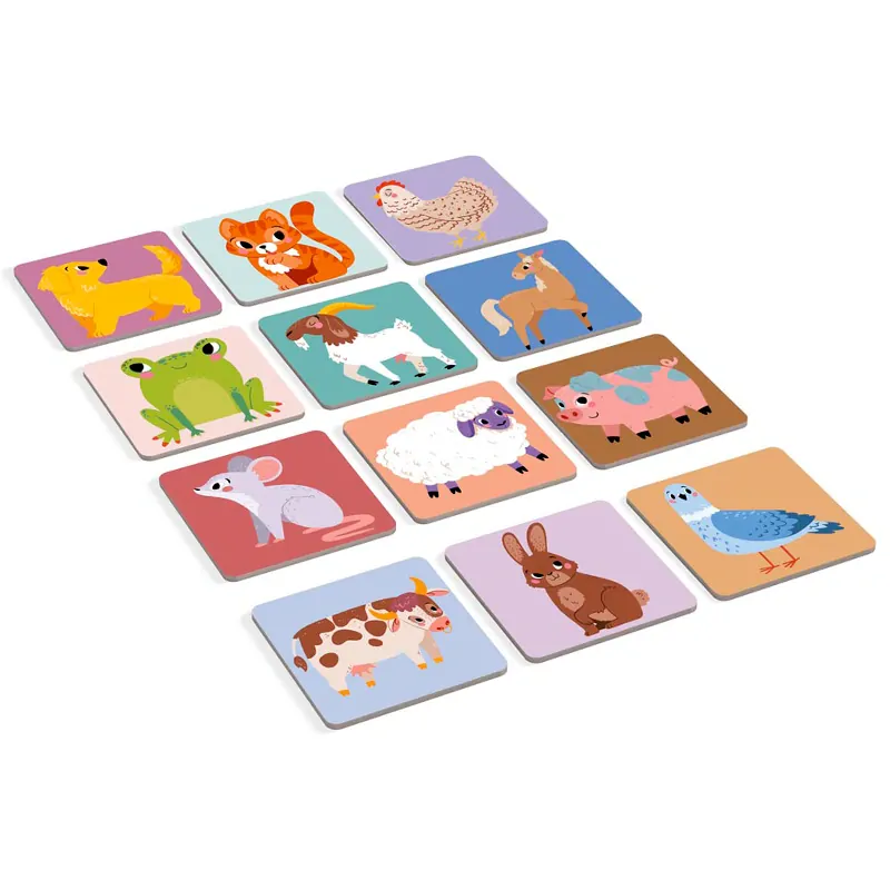 Efko KukiKuk - Véééliké pexeso Zvířátka na dvorku