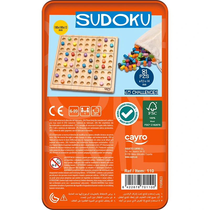 Cayro 110 - Sudoku Metal Box (FSC)