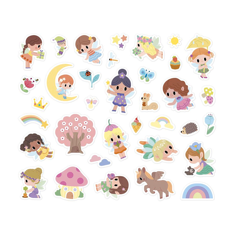 Janod Samolepky Víly 200 ks od 3 let