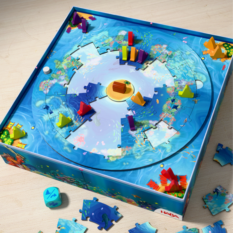 Haba Hra a Puzzle 2v1 Mořský vír