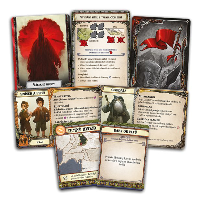 Asmodee Pán prstenů Osud společenstva