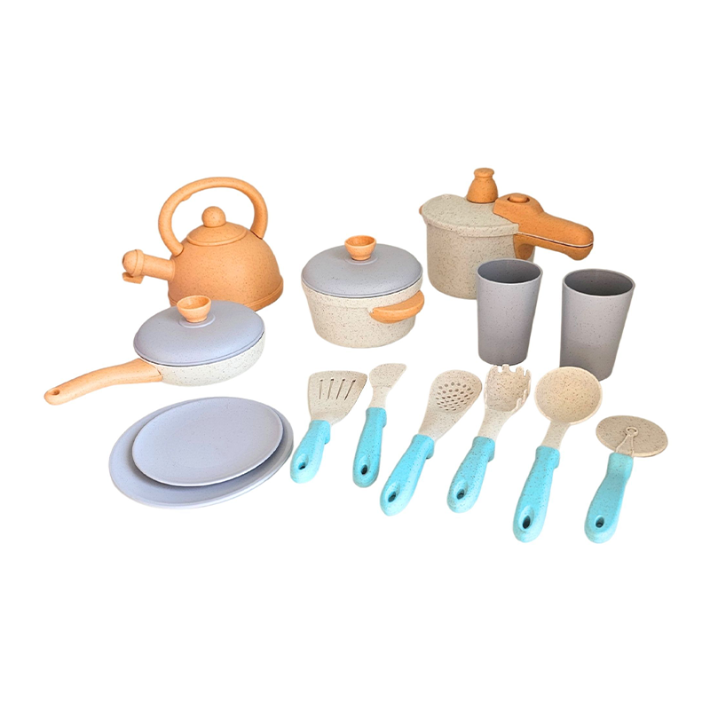 Alldoro Kuchyňská sada pro děti 14 ks - ekologický plast