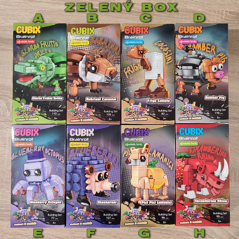 Cubix Brainroti – kostičková stavebnice pro děti