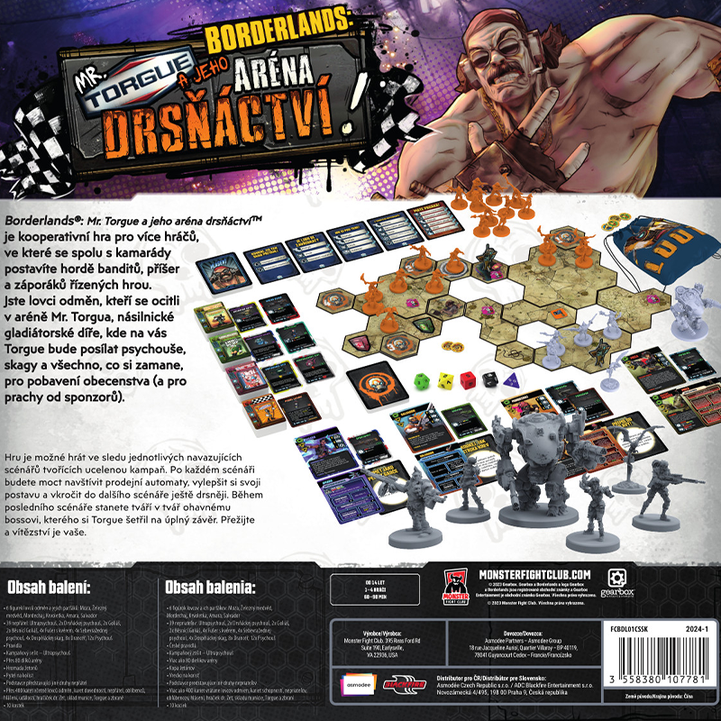 Asmodee Borderlands: Mr. Torgue a jeho Aréna drsňáctví