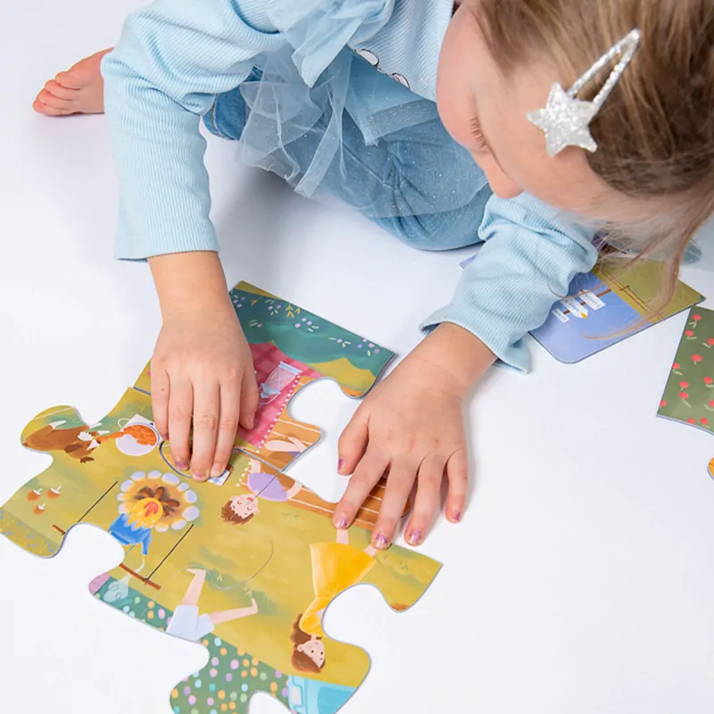 Efko KukiKuk - Véééliké puzzle Na výletě