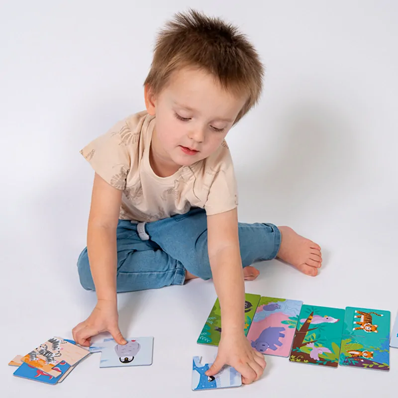 Efko KukiKuk - Véééliké puzzle duo Kde bydlí zvířátka