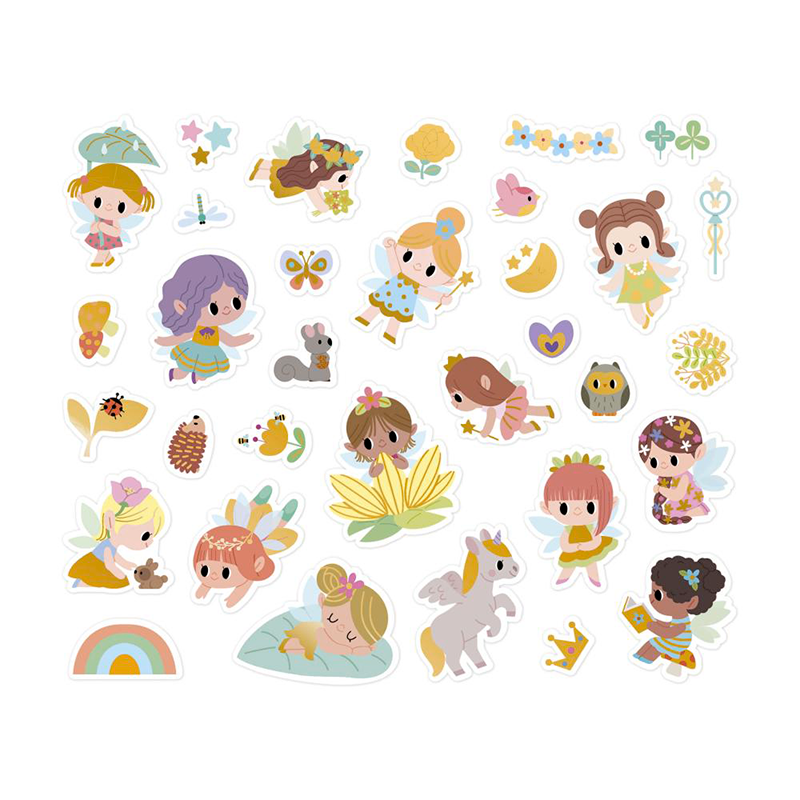 Janod Samolepky Víly 200 ks od 3 let