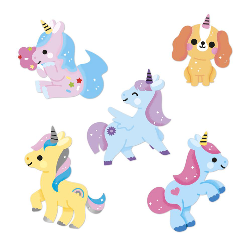 Janod Samolepky Jednorožci 100 ks od 3 let