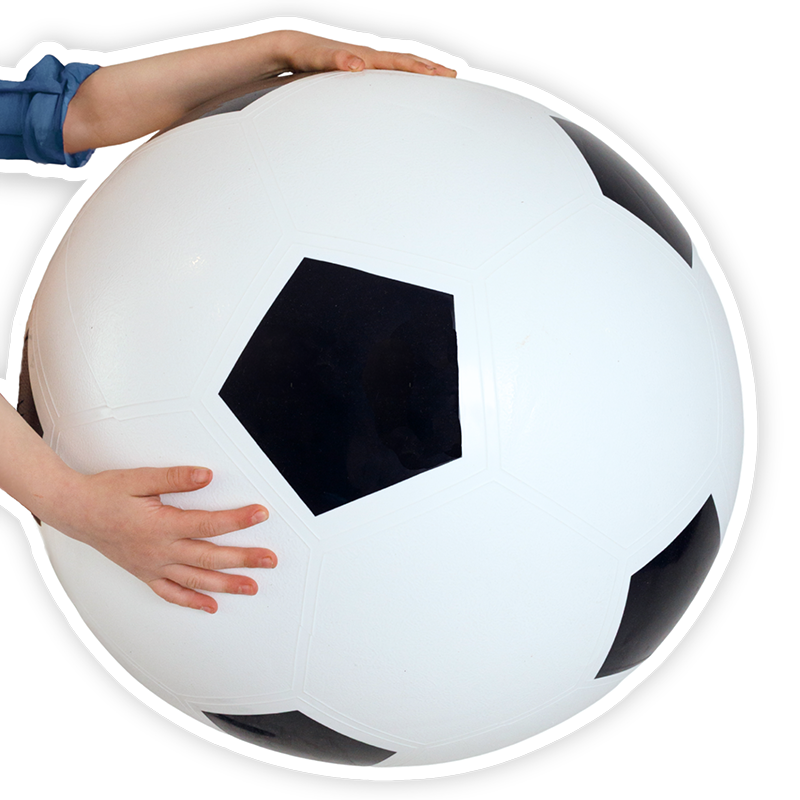 Alldoro XXL fotbalový míč, 75 cm