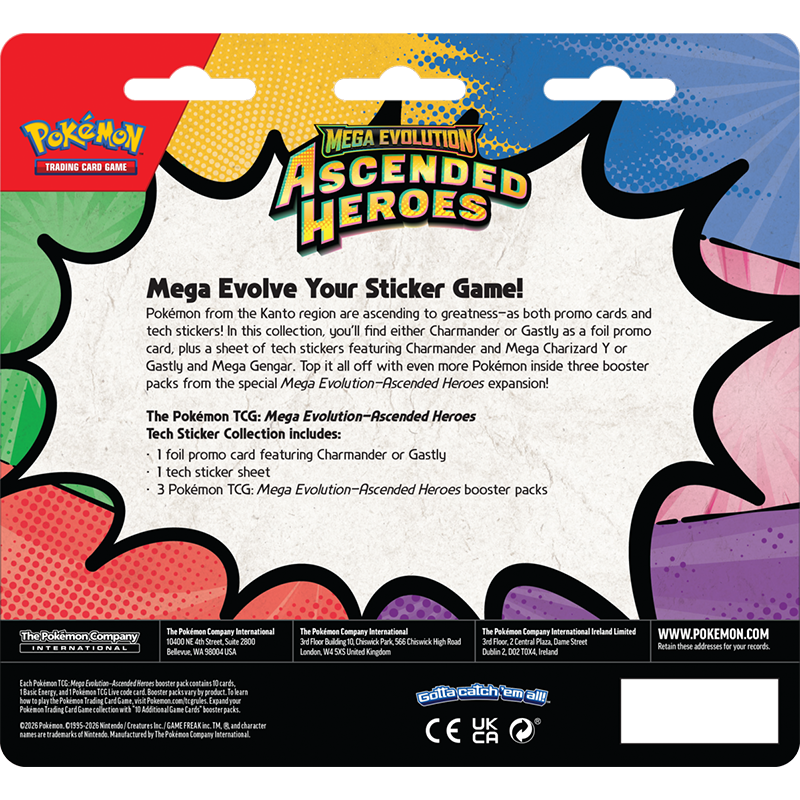 Pokémon TCG: ME02.5 - Ascended Heroes Tech Sticker Collection
