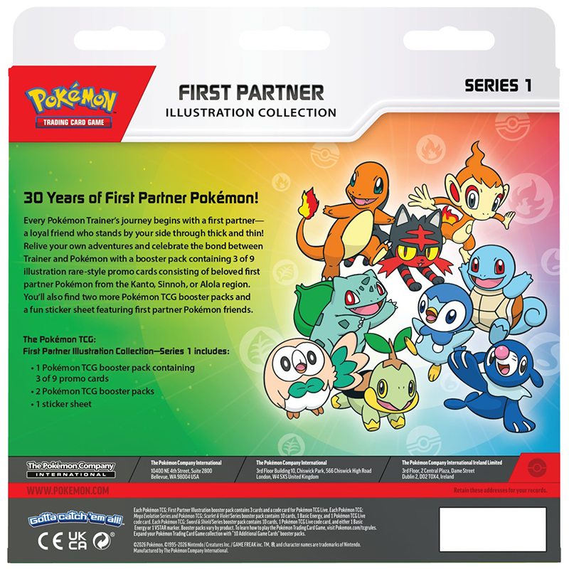 Pokémon TCG: First Partner Illustration Collection - Series 1
