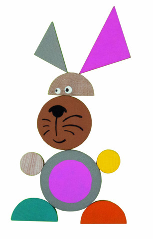 Magnetické dřevěné puzzle ZOO