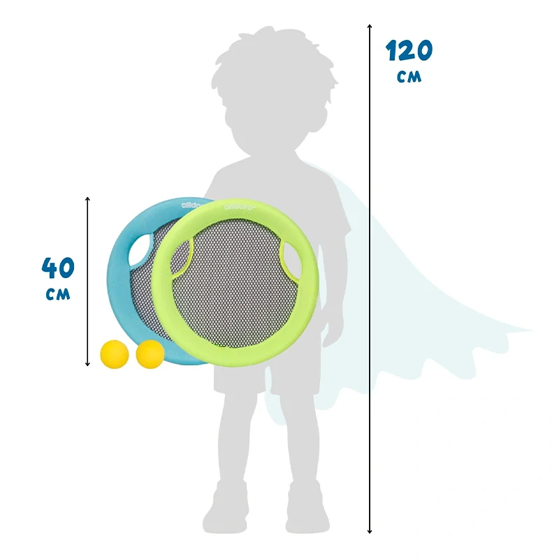 Alldoro XL trampolínky s míčky, házecí disk 40 cm