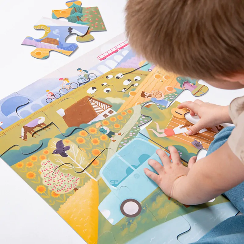 Efko KukiKuk - Véééliké puzzle Na výletě