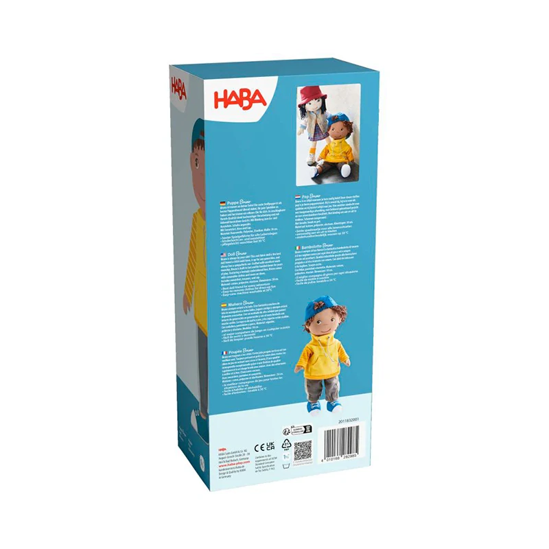 Haba Textilní panenka Bruno 30 cm