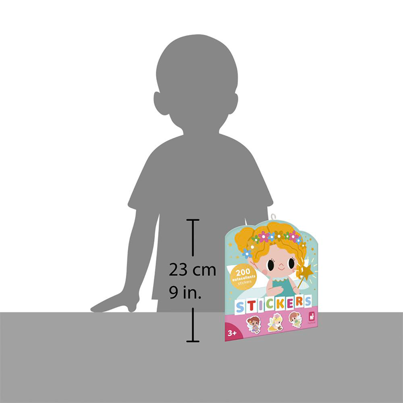 Janod Samolepky Víly 200 ks od 3 let