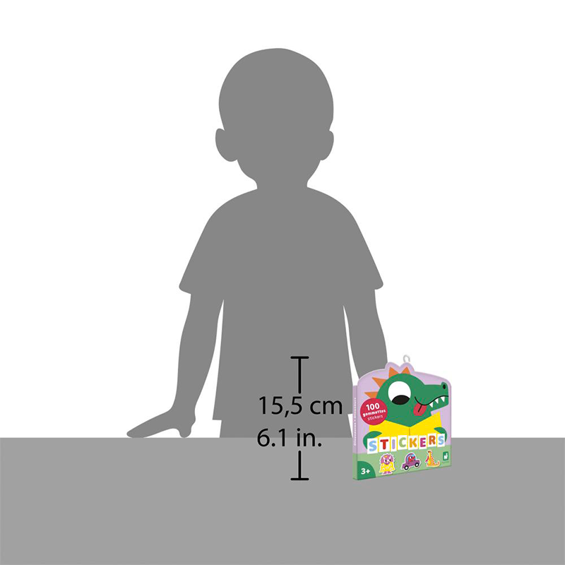 Janod Samolepky Dinosaurus 100 ks od 3 let