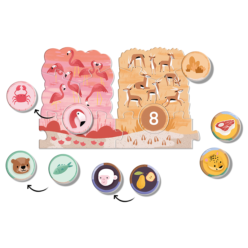 Efko KukiKuk – Véééliké puzzle loto Výlet do ZOO