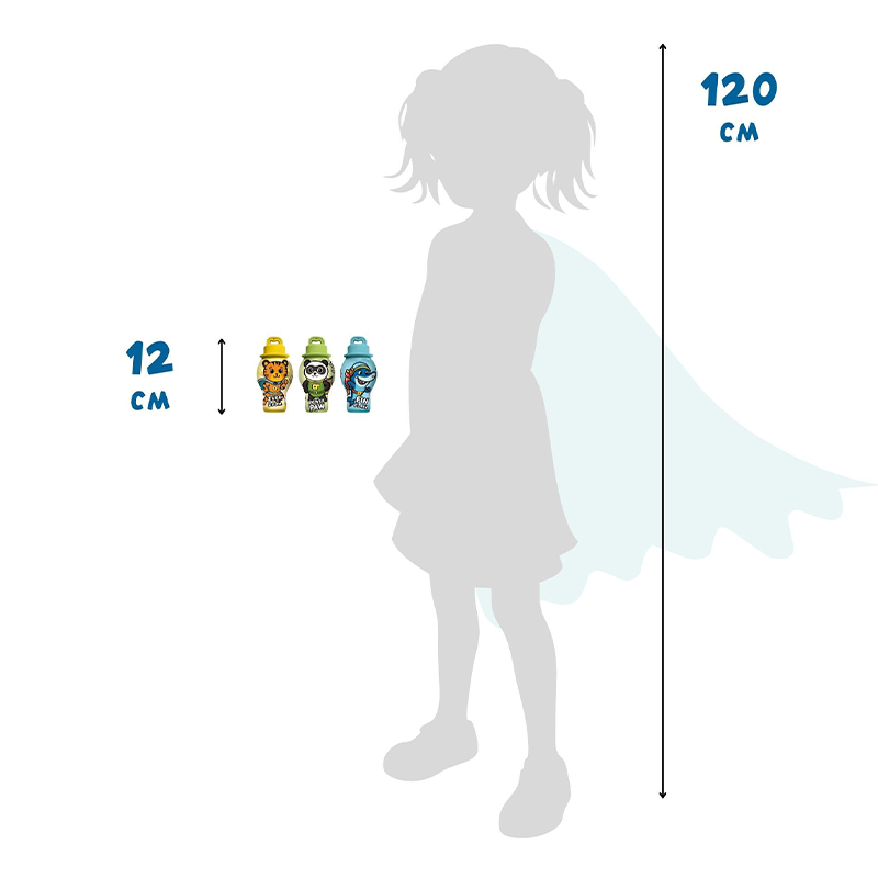 Alldoro Dětský bublifuk Animal Heroes – neprotékající, 30 ml