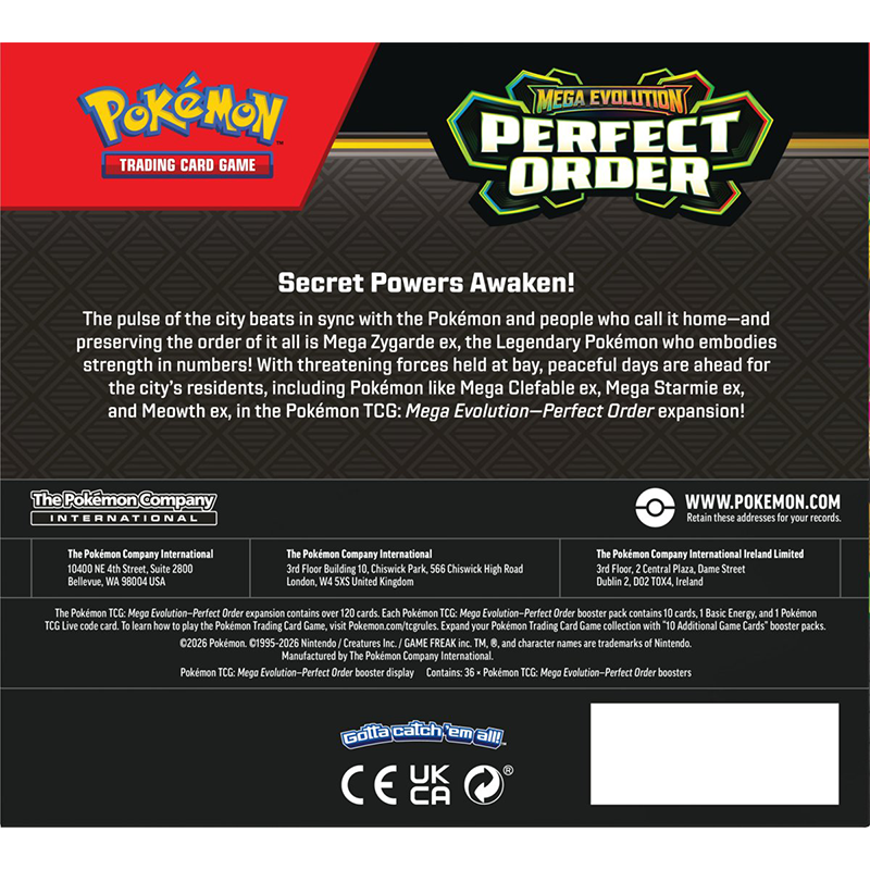 Pokémon TCG: ME03 Perfect Order - Booster