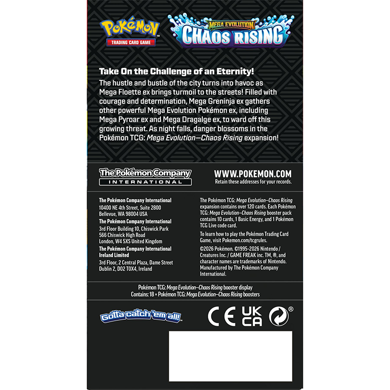 Pokémon TCG: ME04 Chaos Rising - Booster
