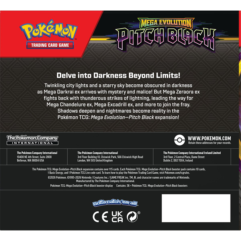 Pokémon TCG: ME05 Pitch Black - Booster