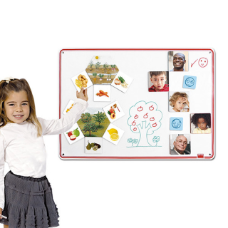 Akros Rolovací magnetická tabule - omyvatelná 70 x 50 cm