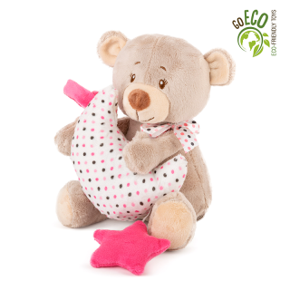 Amek Toys ECO Medvěd laterna s měsícem - 24 cm