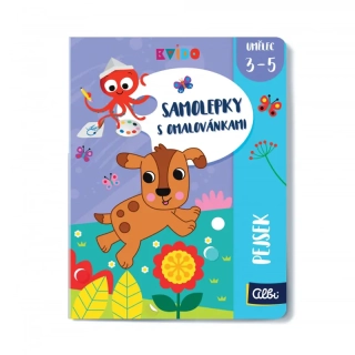 Albi Samolepky s omalovánkami - Pejsek