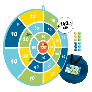 Alldoro XXL Vyskakovací Terč s míčky na suchý zip, 142 cm