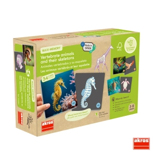 Akros MAXI PEXESO Obratlovci a jejich kostry