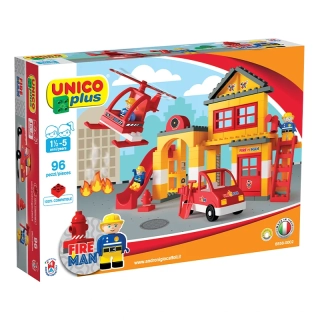 Unico Hasičská stanice 96 dílků